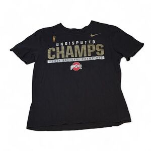 Youth Nike Black and Gold Undisputed Champs Tee
